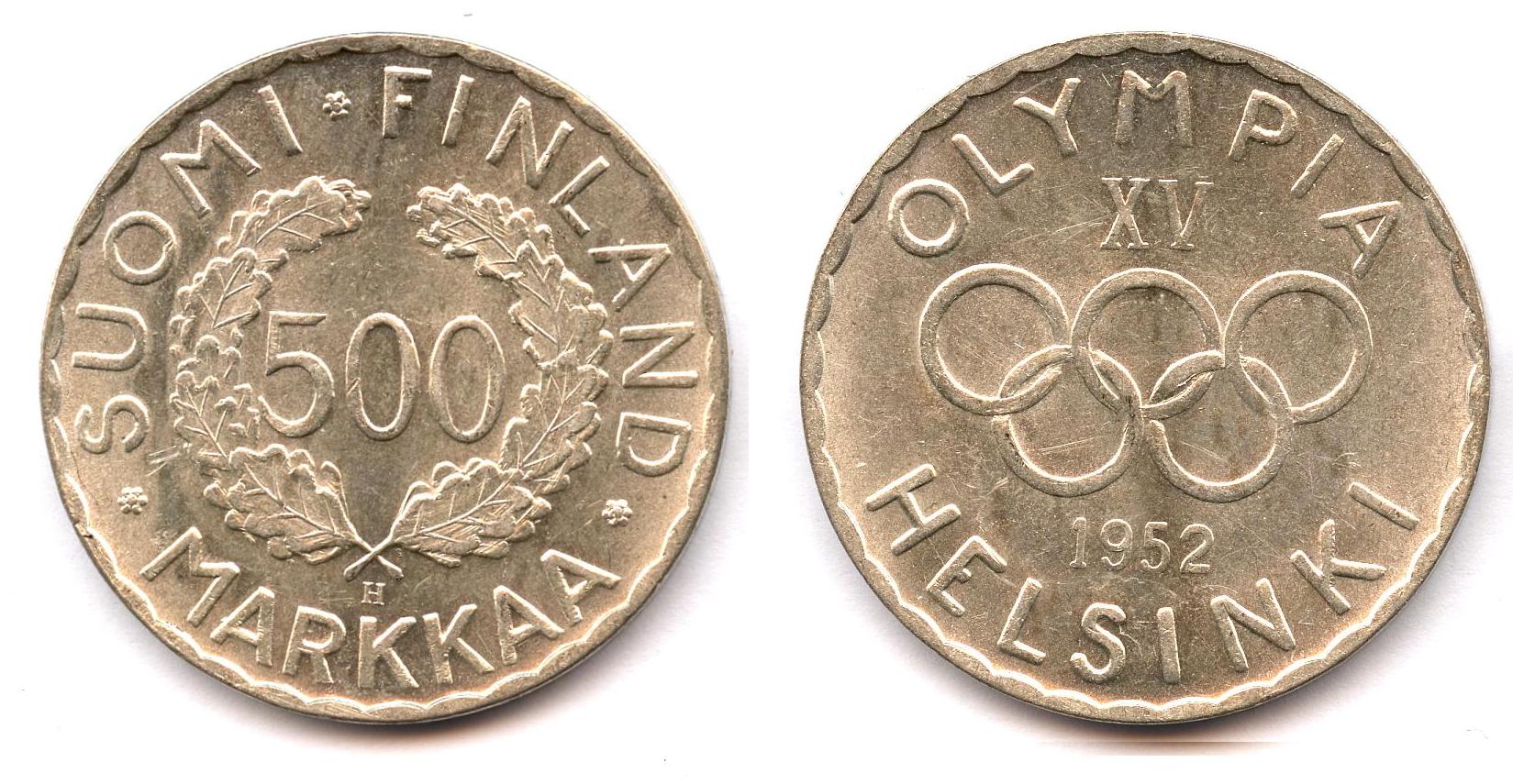 500-markkaa-1952-olympia-holmasto