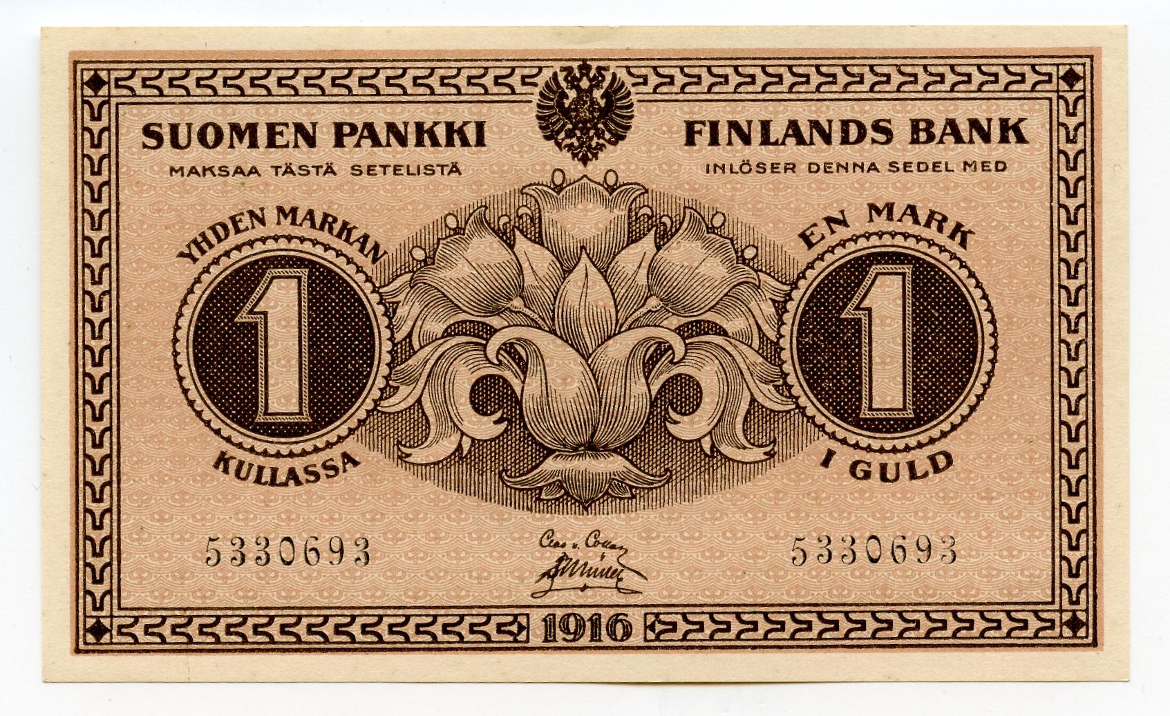 1 Markka To Usd