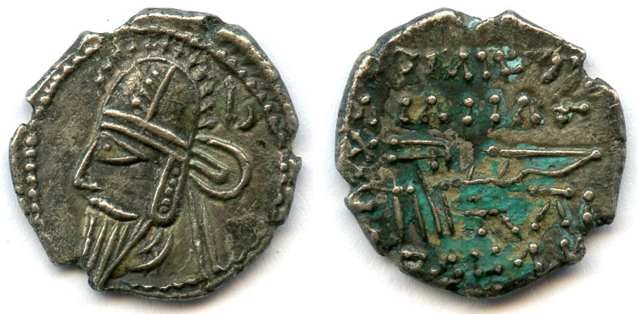 Parthia. Vologases VI, 208228 jKr. Drakma Holmasto