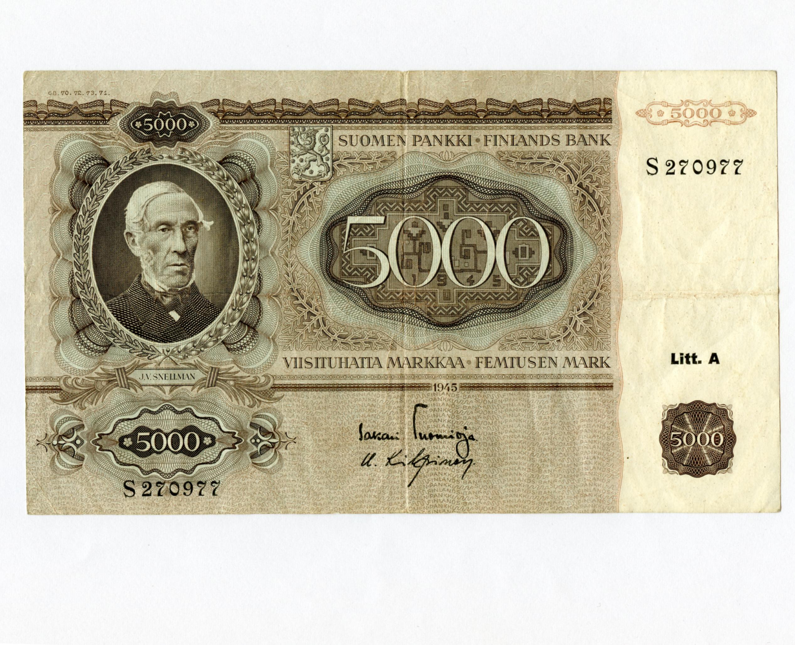 5000-markkaa-1945-litt-a-holmasto
