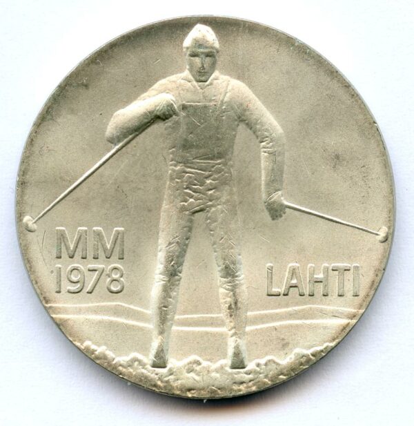 25 markkaa 1978 Hiihdon MM-kilpailut Lahdessa - Holmasto