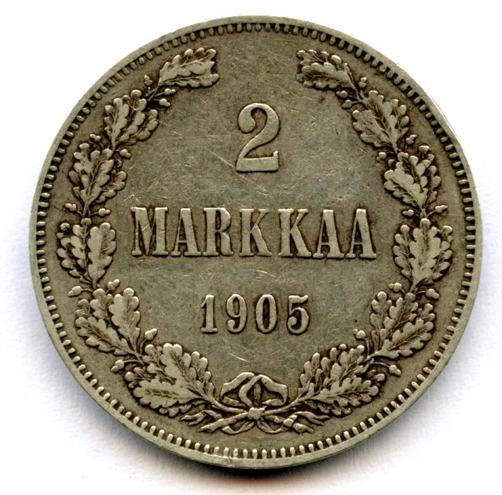 2 markkaa 1905