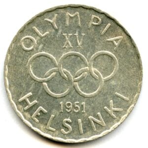 500 markkaa 1951  XV olympialaiset Helsingissä