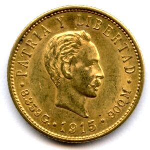 5 Pesos 1915