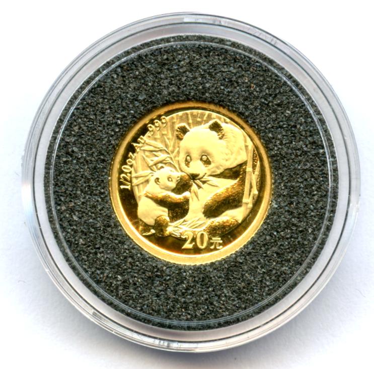 20 Yuan 2005 Panda (Au 1/20 oz) - Holmasto