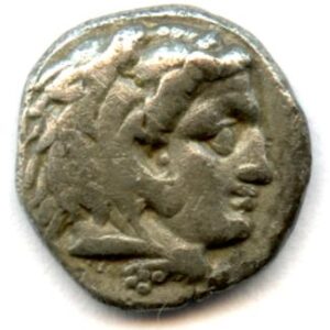 Seleukos I / Aleksanteri Suuri. Hemidrakma. Babylon, 311-304 eKr.