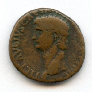 Claudius. Assi. Rooma, 50-54 jKr.