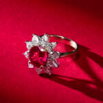 Colored gemstone rings