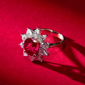 Colored gemstone rings