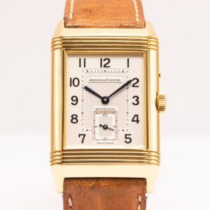 Jaeger-LeCoultre Reverso Duoface 18k kultaa. Täyshuollettu, alkuperäiset paperit ja kotelot. Huoltotakuu voimassa 9/2026.